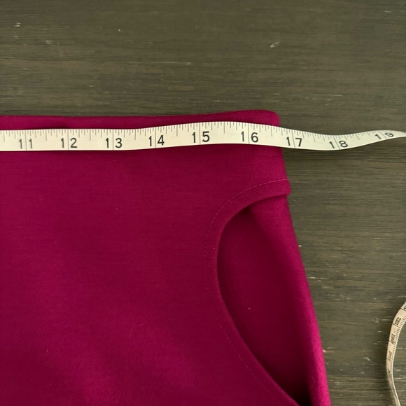 Diane Von Furstenberg Katinko Wool Fuchsia Magenta Mini Skirt Size 10 DVF - Picture 9 of 11